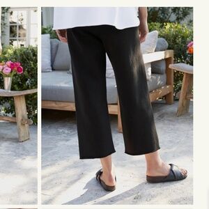 Frank & Eileen cropped Catherine 24" sweatpant EUC raw hem